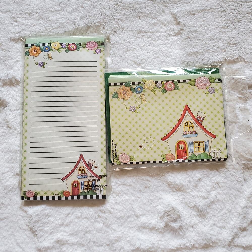 Mary Engelbreit Magnetic Listpad and Notecards Read Description